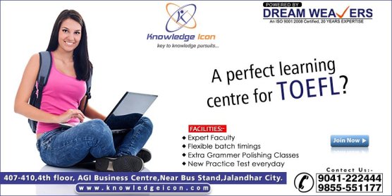 Best TOEFL Institute in Jalandhar